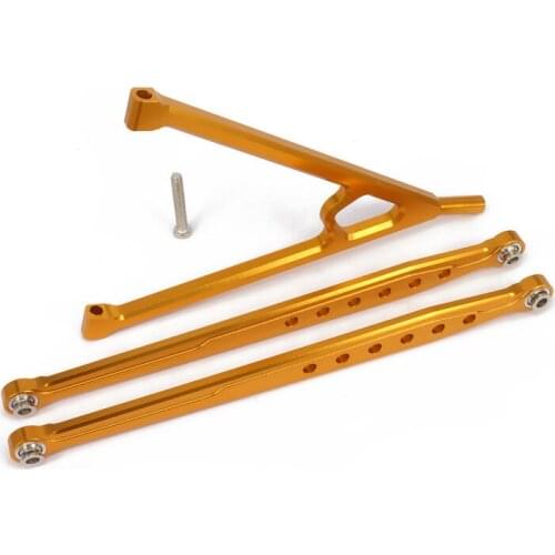 Alloy Aluminum Front Suspension Link Rod + Chassis Linkage Y-link 3*16MM For RC Car 1/10 AXIAL SCX10 Crawler Electric SCX0005