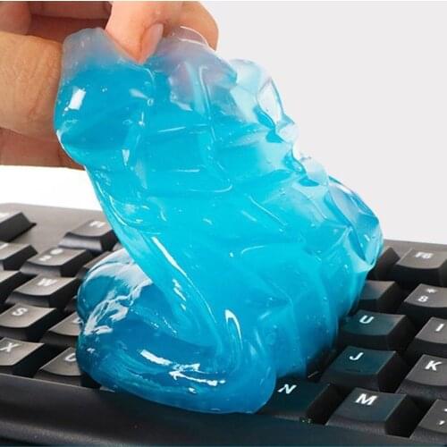 100PCS 60ml Super Auto Car Cleaning Pad Glue Powder Cleaner Magic Cleaner Dust Remover Gel Home Computer Keyboard Clean Tool
