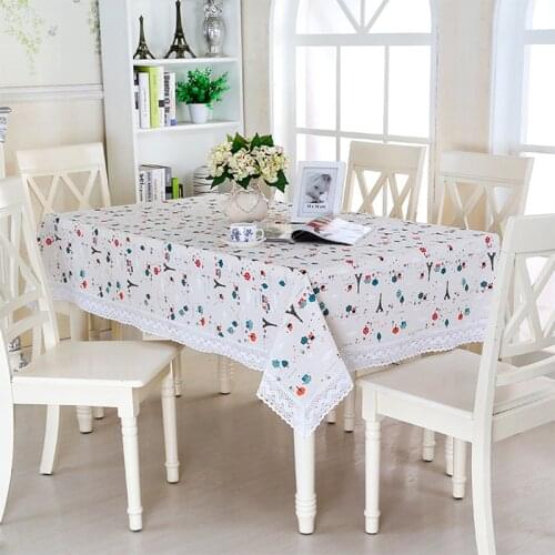 Cartoon Tablecloth Rectangular Modern Printed Table Cloths Cotton And Linen Room Decor Kitchen Dining Tea Table