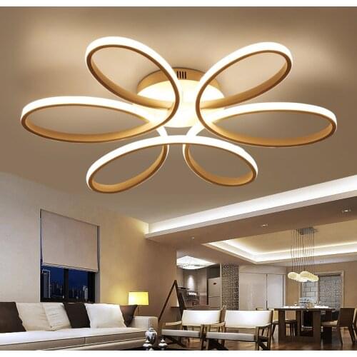 Modern LED Ceiling Lights indoor Ceiling lighting Fixture Hanging Lamp for Living room Bedroom AC85-265V White/Black Color
