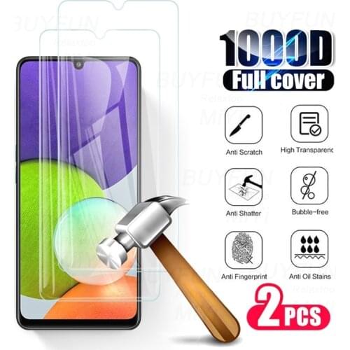 A22-4G Glass 2PCS Protective Glass for Samsung Galaxy A22 GalaxyA22 A 22 2021 4G SM-A225F/DS 6.4" Phone Screen Protectors Film