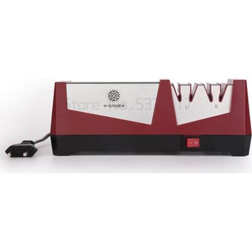 Knife Sharpener Professional Electric Sharpening system 4 stage Diamond Honing tool Sharpening stone Whetstone V-SAN