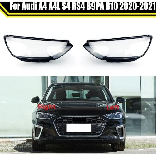 Car Front Protection Case Shell Transparent Headlight Housing Lens Cover Lampshade Lamp For Audi A4 A4L S4 RS4 B9PAB10 2020 2021