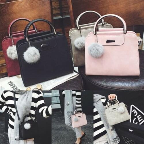 NoEnName-Null Women Leather Handbag Shoulder Messenger Satchel Tote Crossbody Bags Purse