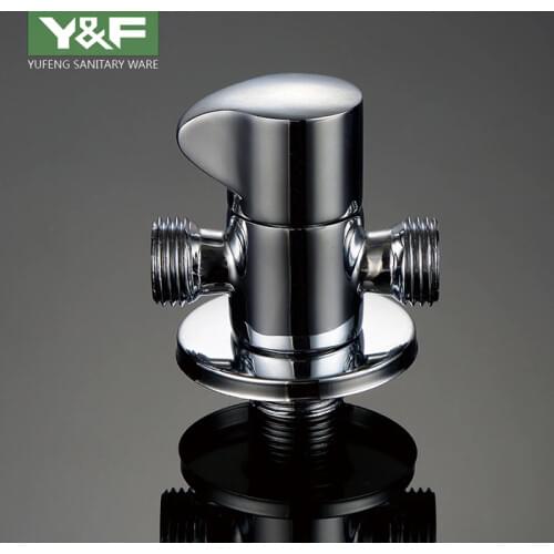 2015 Top Fashion Hot Sale Brass Fashion Copper Wall Slip-resistant Angle Valve Bathroom Water Thickening Ceramics Spool