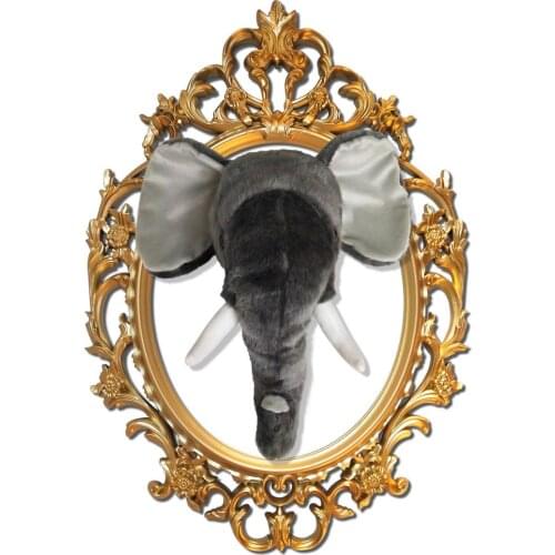 2021 ELEPHANT WALL DECORATION STUFFED ANIMAL HEAD WALL DECOR FOR NURSERY OR KIDS ROOM - ELEPHANT ROOM FOR KIDS BIRTHDAY GIFT