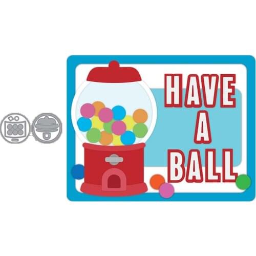 2021 New Arrival Candy Machine Metal Cutting Dies Stencil Craft Die Cut DIY Make Mould Decor Template Scrapbooking Design Model