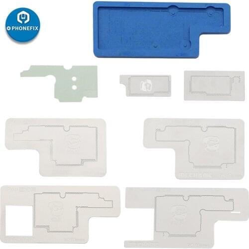 Mechanic 3D Groove BGA Reballing Stencil Template 3D BGA Reball Stencil Pro for iPhone X XS MAX Middle Layering Welding Tools