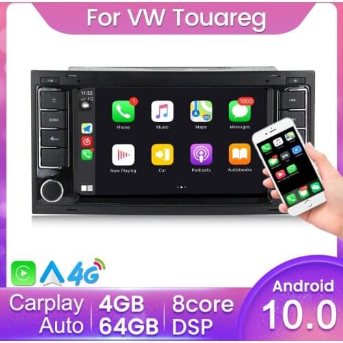 7inch Android 10 Car Radio Multimedia Player For VW Volkswagen Touareg Transporter T5 Multivan Naviagtion GPS Carplay Auto Audio