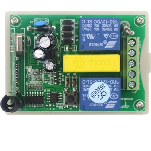 AC 220 V 2 CH RF Wireless Remote Control 1* Receiver tubular motor garage door projection screen