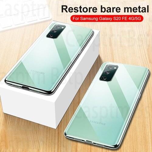 Back Cover Phone Case for Samsung Galaxy S20 FE S21 Plus S21 Ultra Coque Clear Capa Case For Samsung S21+ s20fe s21 ultra Funda