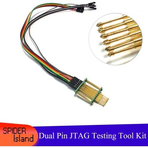Dual Row Dual Pin Jtag Frame Programming Programmer Handle DIY Kit Test Inspection Fixture Tooling JTAG 2x3-6pin 2.54mm /2.0mm