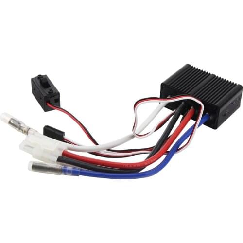24V two-way Electronic Governor With Brake Brush ESC Electric Speed Controller For Cars, Boats, Tanks