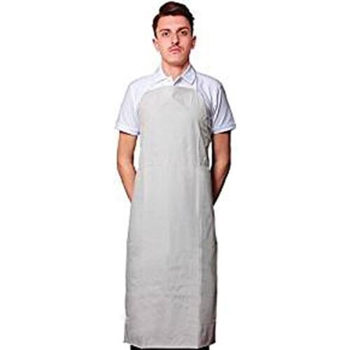 Apron bib pvc pescheria laces waterproof working dairy fish