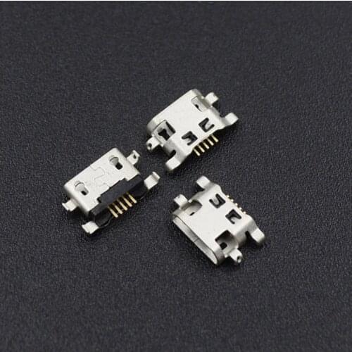 10pcs Micro USB 5pin B type Female Connector For HuaWei Lenovo Phone Micro USB Jack Connector 5 pin Charging Socket