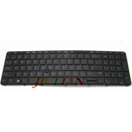 Computer System Keyboard For HP ProBook 650 G2 US Laptop Keyboard Backlit With Frame SG80630-XUA 831023-001