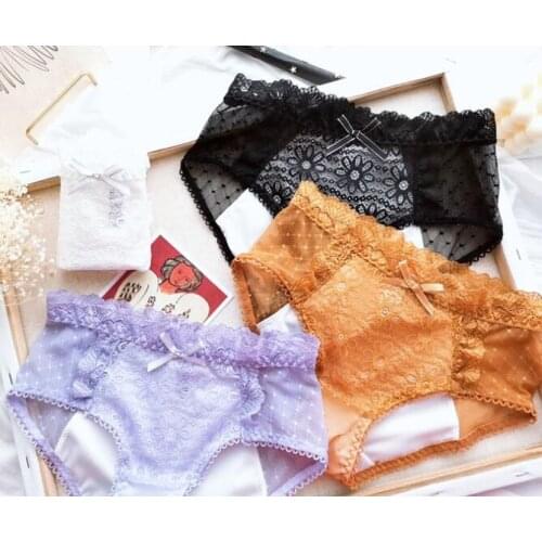 2021 New 2nd Shipping Free M L XL 3L Lace Lolita Kawaii Cute Menstrual Sanitary Period Leak proof tampon Panties Brief WP724