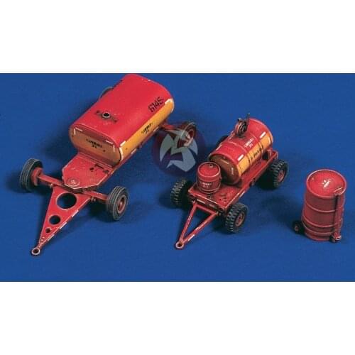 Scene model Resin modern aircraft ground handling (with a lot of stickers) 1:48 sand table model