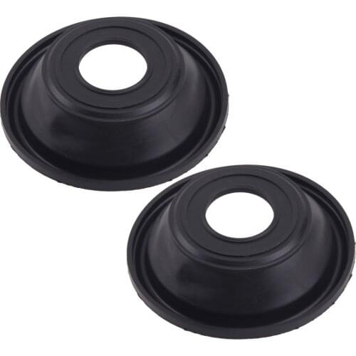 2Pcs Motorcycle Black Rubber Carburetor Plunger Diaphragm Membrane Fit For Kawasaki ZR7S ZR750 2000 2001 2002 2003 2004 2005