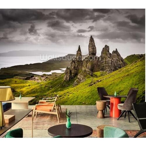Custom natural landscape wallpaper,Old Man of Storr, Scotland,3D photo mural for living room bedroom sofa wall papel de parede