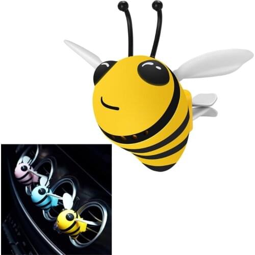 Perfume Diffuser Decor Clips Colorful Bees with Fragrant Slice Air Freshener Auto Accessories Solid Perfume