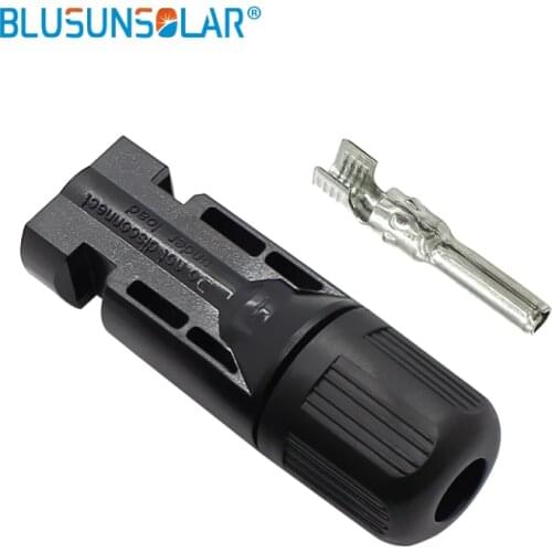 Blusunsolar Solar Pv Connector Male And Female, Solar Pv Solar Panel Connector Used For Solar Cable 2.5mm2 4mm2 6mm2