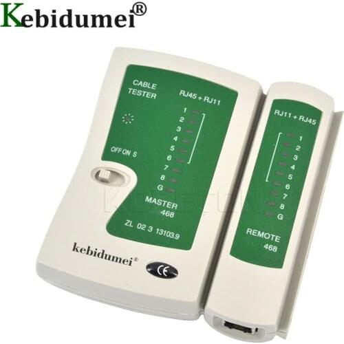 Handheld Network Cable Tester RJ45 RJ11 RJ12 CAT5 UTP LAN Cable Tester Detector Remote Test Tools Networking Wholesale