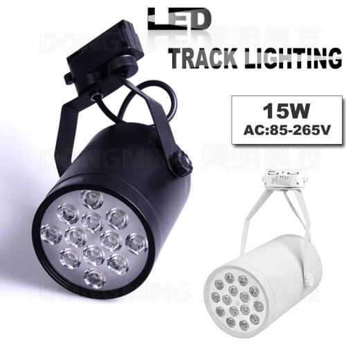 LED Track Light 15W Track lamp Bulb 15 Watt indoor kitchen Lights85V~265V with 15leds CE ROHS Warranty 2 years