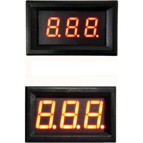 Taidacent RS485 TTL Digital Voltmeter LED 3 / 4 Digit Display PLC Communication MODBUS Voltmeter Micro Panel Mount 0.36" Digits