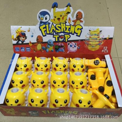 TAKARA TOMY Pokemon Gyro Flash Music Gyro Hot Selling Flash Music Gyro Pikachu Music Gyro