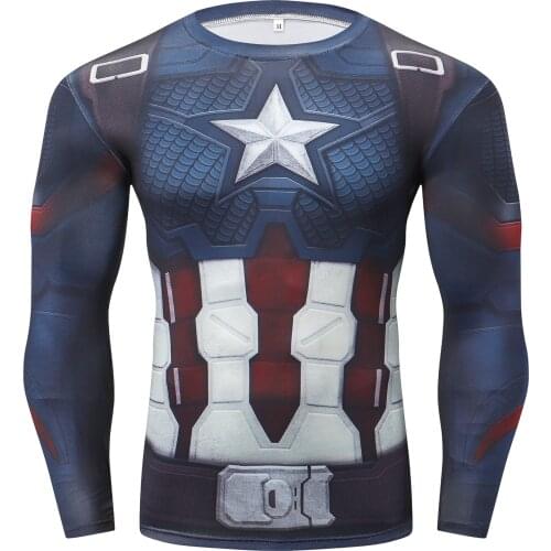 MMA Training Muscle Cosplay Costume Premium 3D Printed Costume Compression T-shirt Joggers Fitness Quick-Dry Tight Running Tops