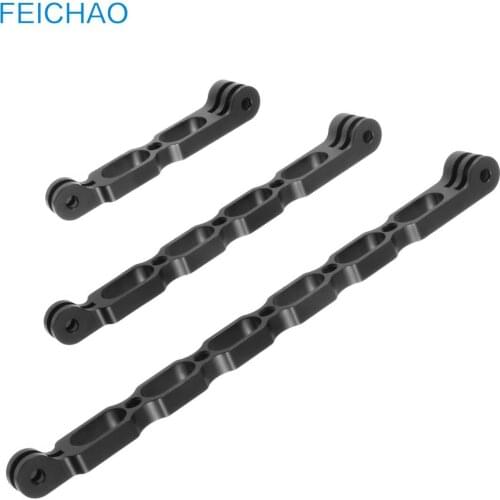 For GoPro Extension Arm Lengthen Rod Bracket 1/4" Mount Aluminum Selfie Helmet Tactical Hand Grip for Insta360 One R X2 Cameras