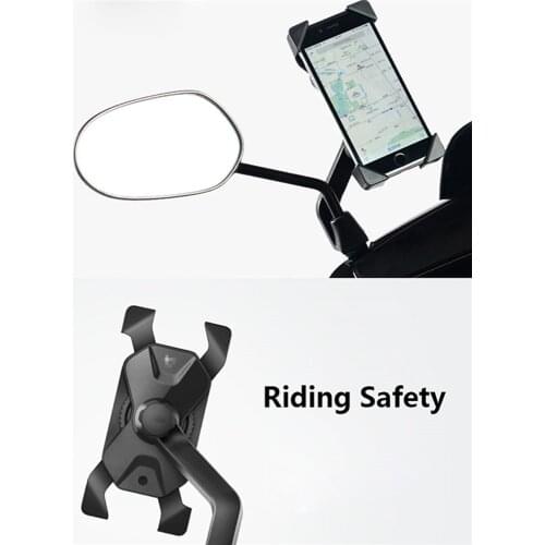 Universal GPS Navigation Stand Rotation Phone Holder for Niu Electric Motorcycle Scooter Accessories for 3.5''-5.5'' smartphone