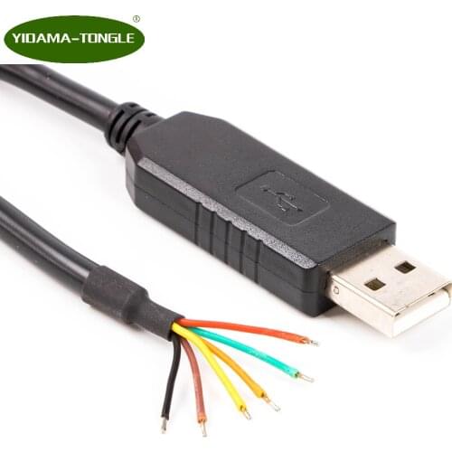 USB RS232 Adapter to Wire End Cable FTDI Chipset Serial Signal Output cable Support Win10 vista win8/7/android/xp/2000/mac/linux