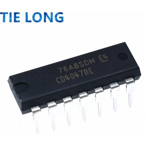 10PCS CD4047BE DIP14 CD4047 DIP 4047BE new and original IC