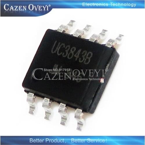 10piece New UC3843AN UC3843 3843B UC3843A 3843A SOP-8 Switch supply controller IC In Stock