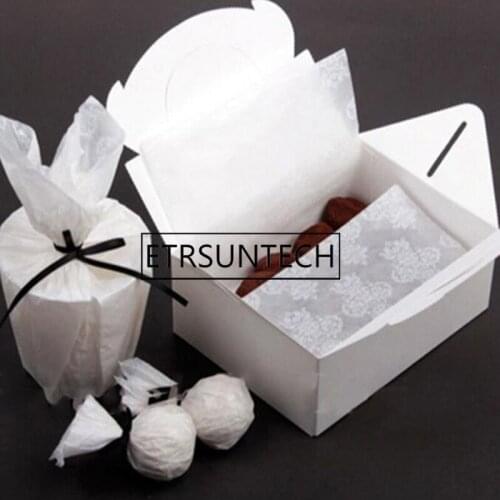 1000pcs 25*35cm Elegant Bread Cake Cookies Food Wrapping Paper Christmas Packaging Butter Baking Chocolate Soap Use