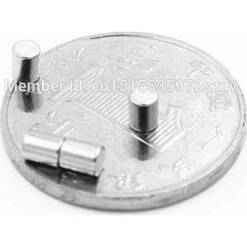 1000pcs Strong Round Dia 3mm x 4mm N35 Rare Earth Neodymium Magnet Art Craft Fridge 3x4mm