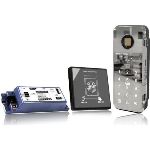 2.4G automatic door lock gate wireless RFID fingerprint Access Control RFID IC keypad controller kit for gate door access