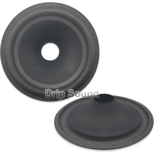 2pcs 5" inch 130mm 26.5mm Core Speaker Cone Paper Basin Woofer Drum Paper Foam Edge Trumper Bass Repair Parts