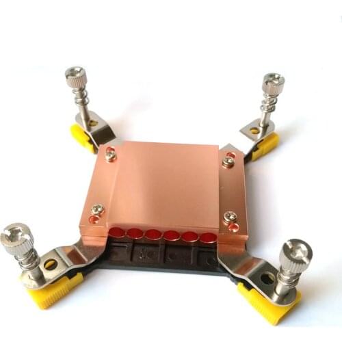 6holes 1356 1366 platform copper plywood block for diameter 6mm heat pipe