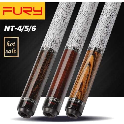 FURY NT 4/5/6 Billiard Pool Cue 13mm Tiger Tip 147cm Length HTH Tecnologia Maple Shaft High Quality Billar Professional Stick