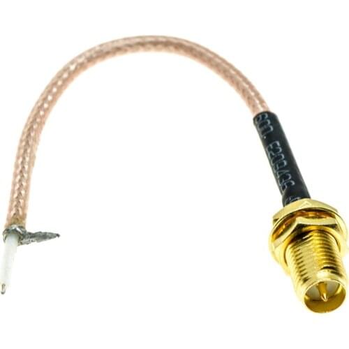 RP-SMA female to Open-end Single End PCB Solder WiFi Router RG316 50Ω RF Coaxial Jumper Pigtail Cable