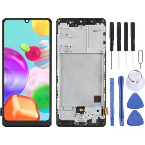 IPartsBuy TFT Material LCD Screen and Digitizer Full Assembly with Frame for Samsung Galaxy A41 SM-A415