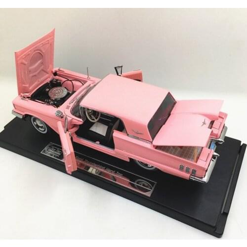 Thunderbird 1960 Classic Car Classic Muscle Diecast 1:18 Scale Alloy Model Static Display Adult Collection Mini Hot Toys