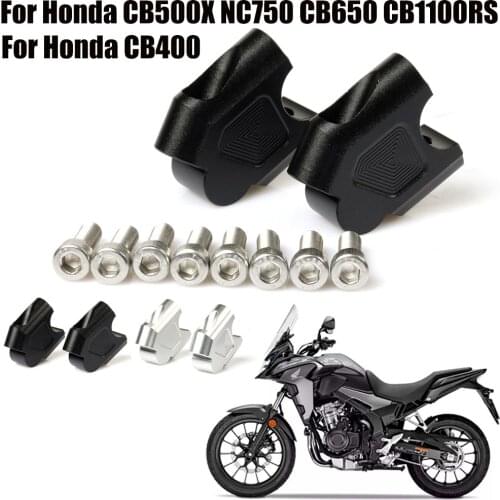 For Honda CB400 CB500X NC750 CB650 CB1100RS Motorcycle Handlebar Riser Mounting Clamp Heightening Adapter Rearward Shift Risers