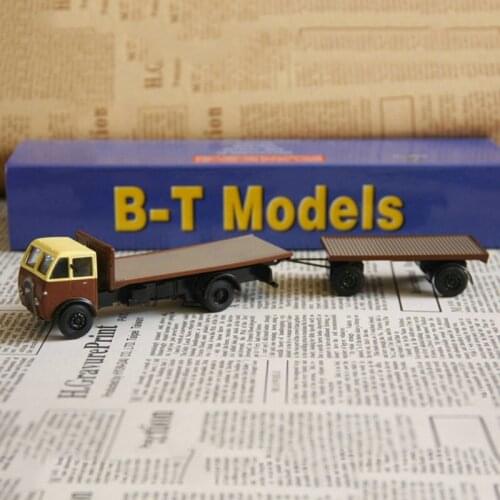 Diecast 1:76 Scale British Leyland Truck Trailer Alloy Simulation Truck Static Model Adult Collection Toys for Boys
