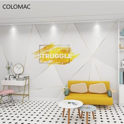 Colomac Custom Simple Wallpaper Live Studio Background Wall Covering Reception Counter Industrial Style Mural Drop Shopping