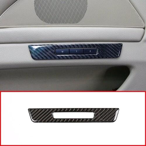 Real Carbon Fiber For BMW 5 Serie F10 F18 2011-2016 Seat Memory Button Frame