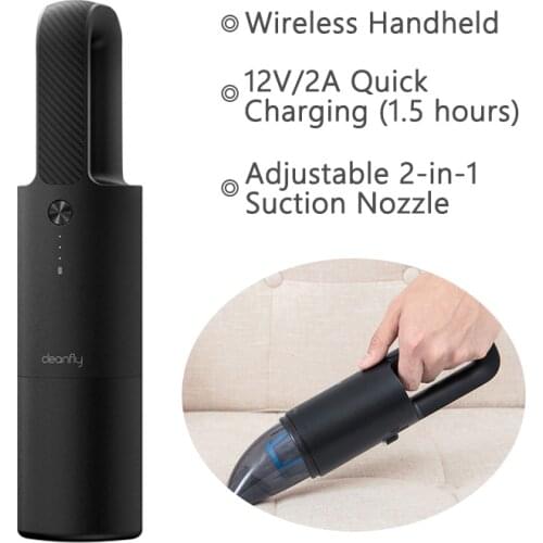 Youpin Cleanfly FVQ Portable Car Handheld Vacuum Cleaner HEPA Filter for home Wireless Mini Dust Catcher Strong Cyclone Suction